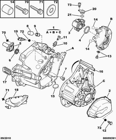 PSA 2257 59 - Comutator, lampa marsalier allinparts.ro