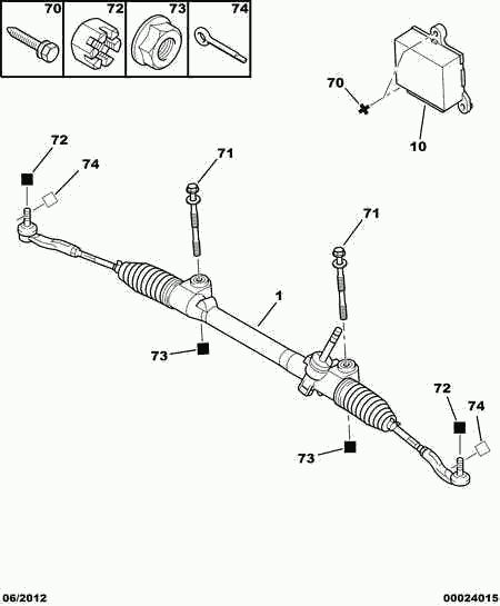 PSA 4001 33 - Articulatie, bara directie allinparts.ro