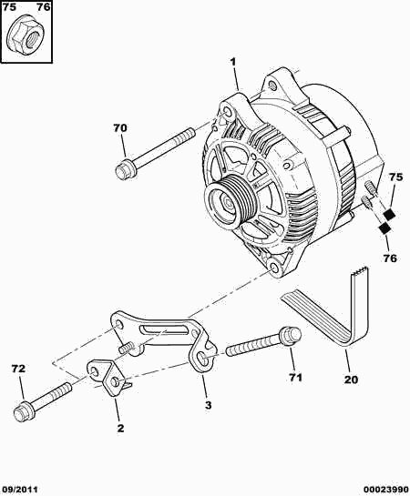 TOYOTA 5750 QN - Curea transmisie cu caneluri allinparts.ro