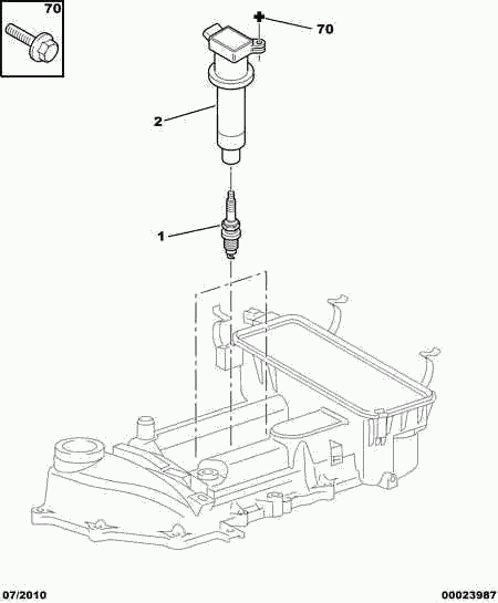 PSA 5970.C0 - Bobina de inductie allinparts.ro