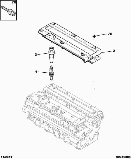 PSA 5970.A7 - Bobina de inductie allinparts.ro