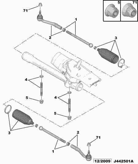 PSA 3817 92 - Cap de bara allinparts.ro