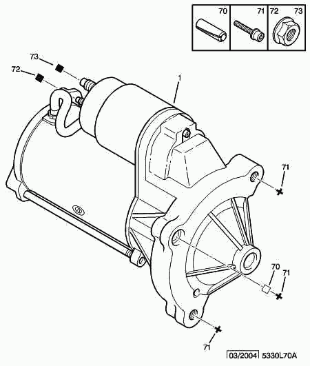 PSA 5802 Z5 - Starter allinparts.ro