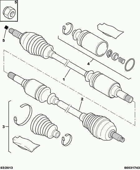 PSA 3273 7H - Planetara allinparts.ro