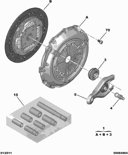 PSA 2052 Z0 - Set ambreiaj allinparts.ro