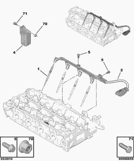 PSA 5981 47 - Unitate de control,bujii incandescente allinparts.ro