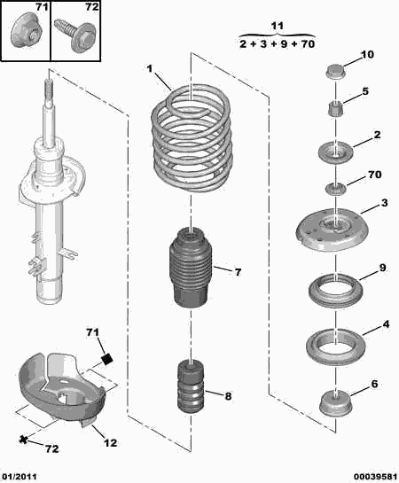 PSA 5002 LX - Arc spiral allinparts.ro