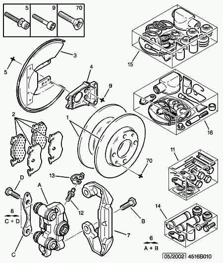 PSA 4252 57 - Set placute frana,frana disc allinparts.ro