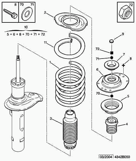PSA 5002 RX - Arc spiral allinparts.ro