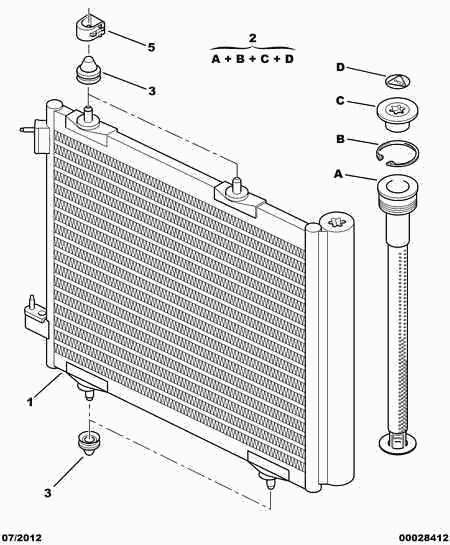 Volvo 6455 HH - Condensator, climatizare allinparts.ro