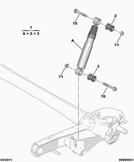 PSA 5206 AR - Amortizor allinparts.ro