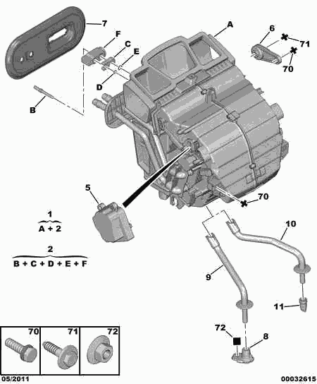 Volvo 6461.H7 - Supapa expansiune, clima allinparts.ro