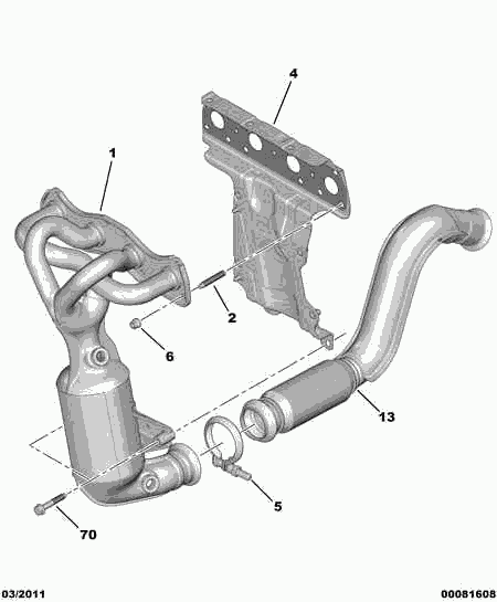 PSA 0341 L6 - Catalizator allinparts.ro
