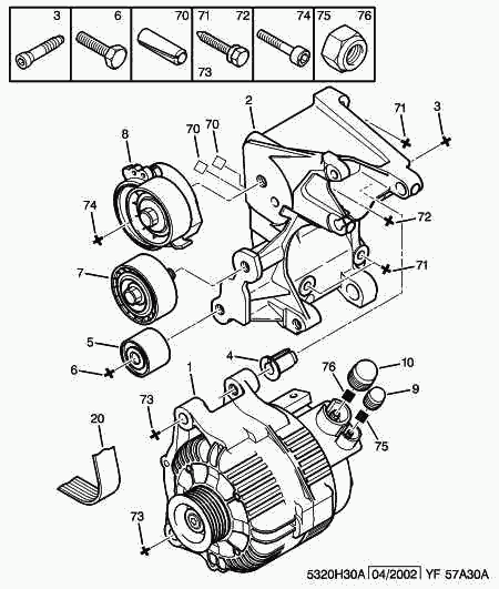 PSA 5706 H6 - Generator / Alternator allinparts.ro