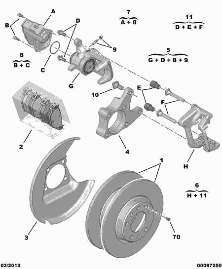 PSA 16 095 828 80 - Disc frana allinparts.ro