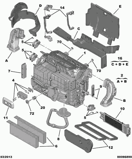 PSA 98 014 481 80 - Filtru, aer habitaclu allinparts.ro