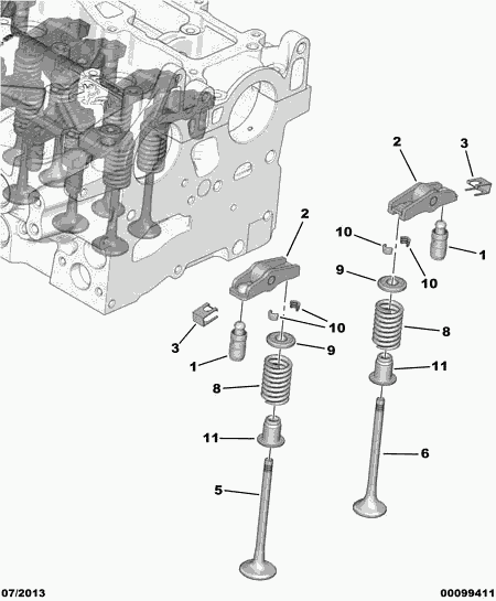 PSA 0956.63 - Etansare, supape allinparts.ro