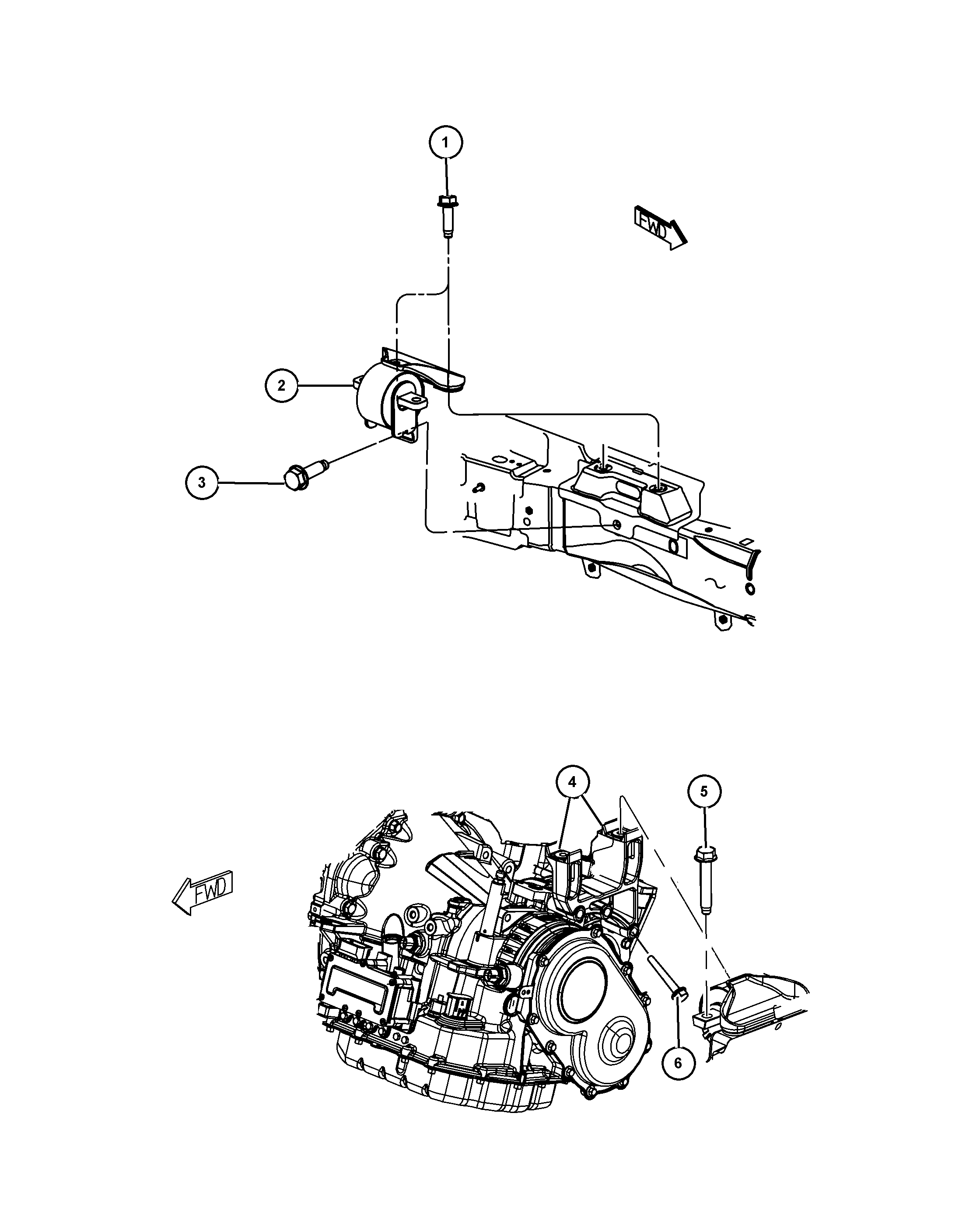 FCA 68054 693AB - Suport motor allinparts.ro