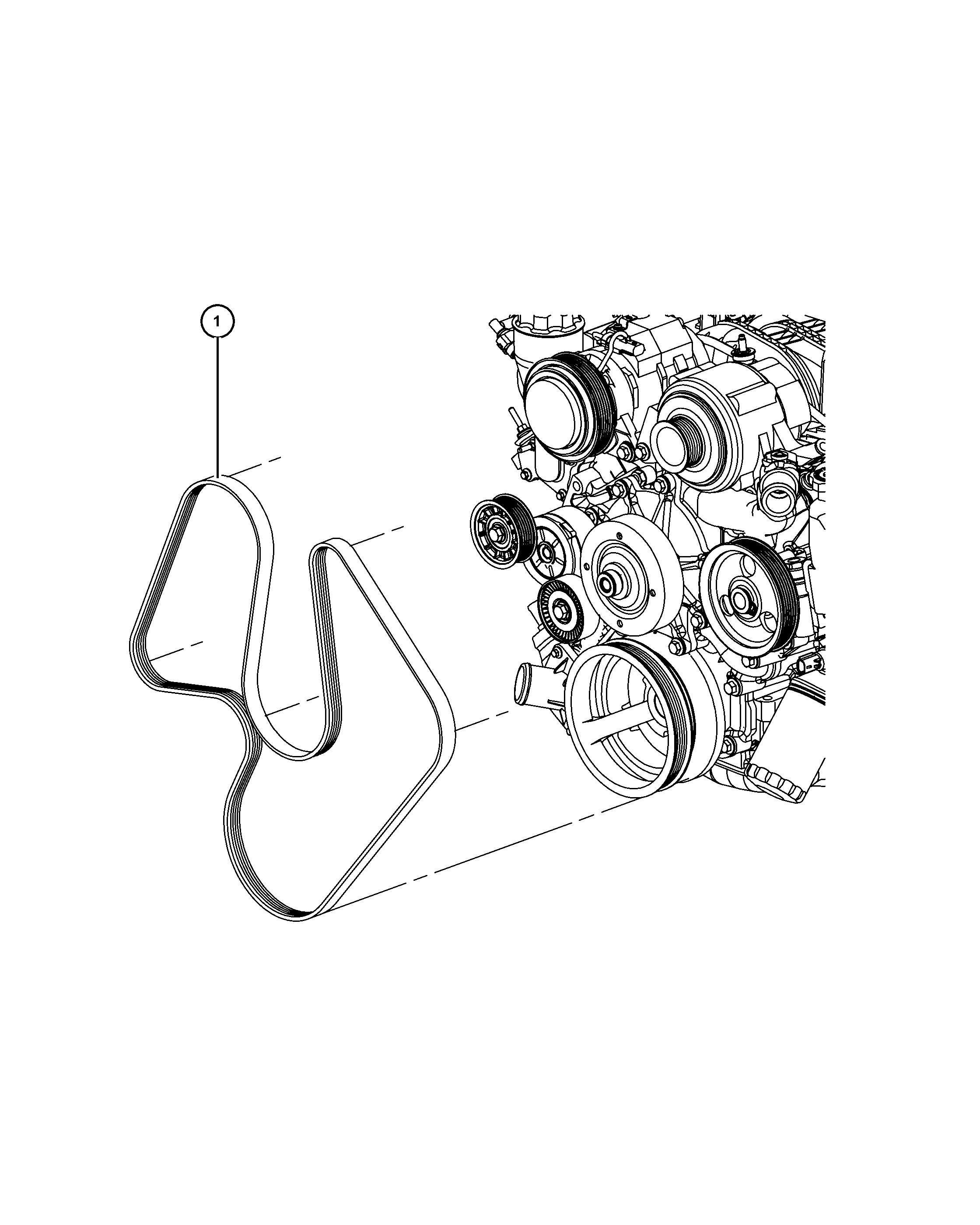 Land Rover 5184 646AB - Curea transmisie cu caneluri allinparts.ro
