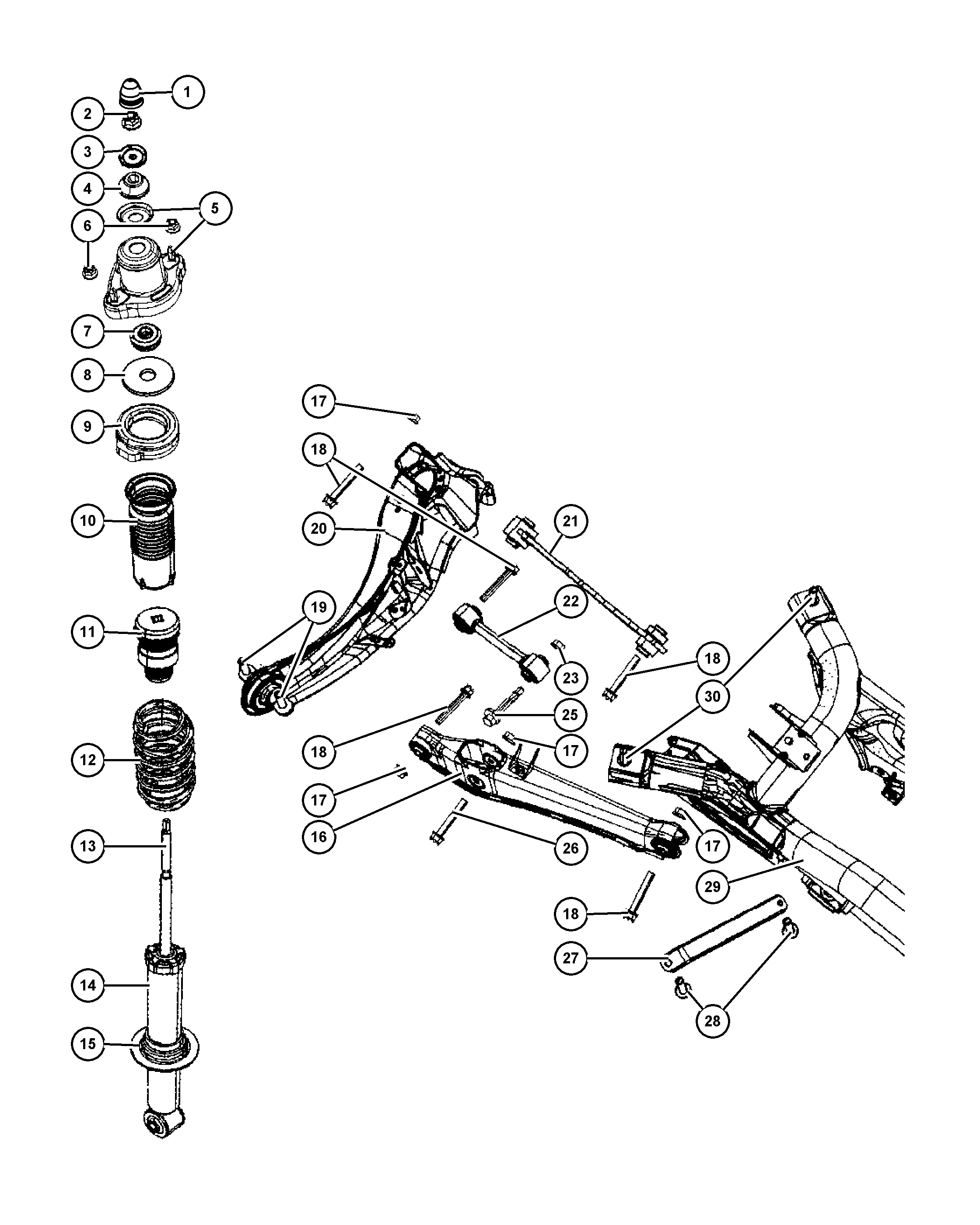 FCA 5105 272AB - Brat, suspensie roata allinparts.ro
