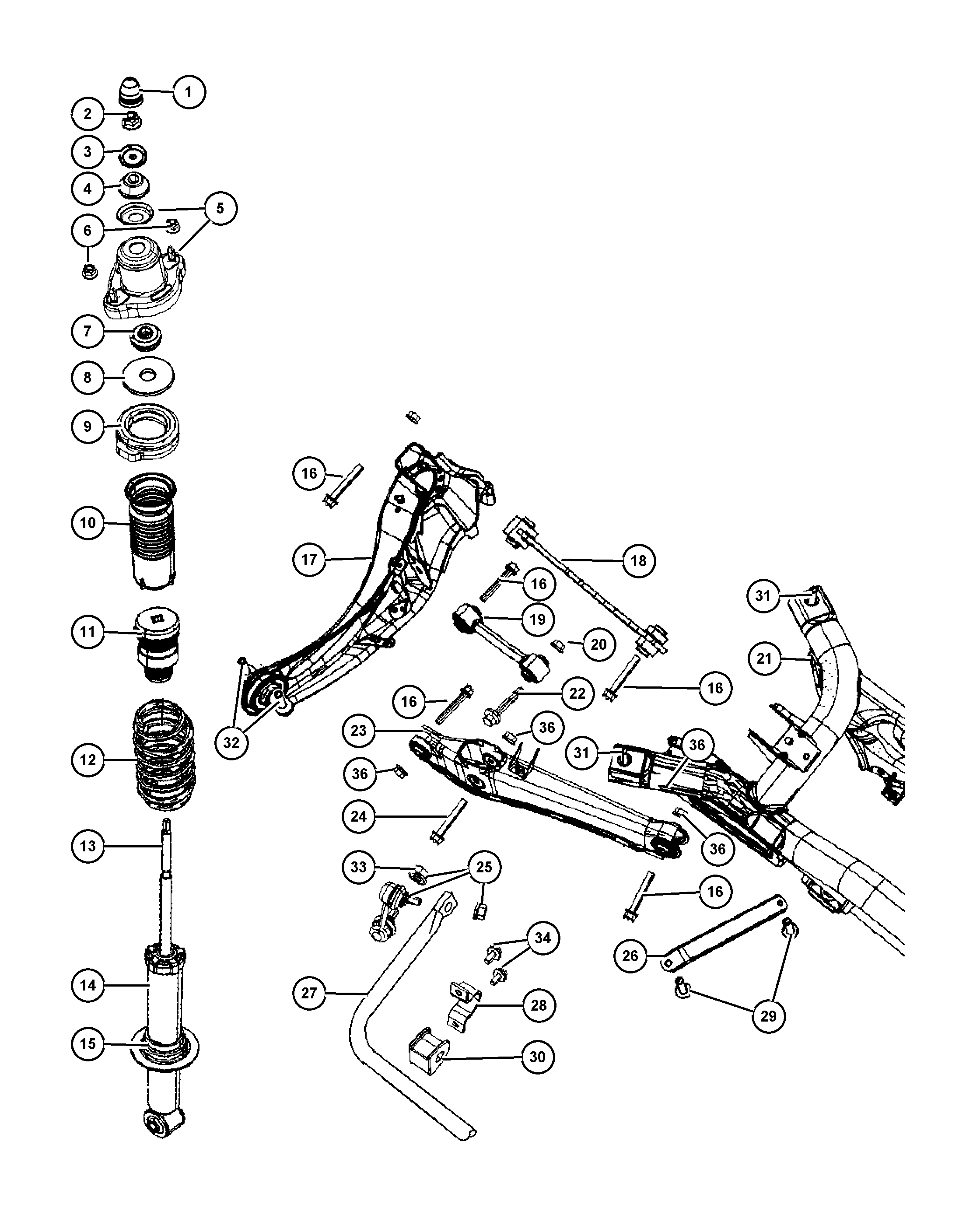 GM 5105 272AA - Brat, suspensie roata allinparts.ro
