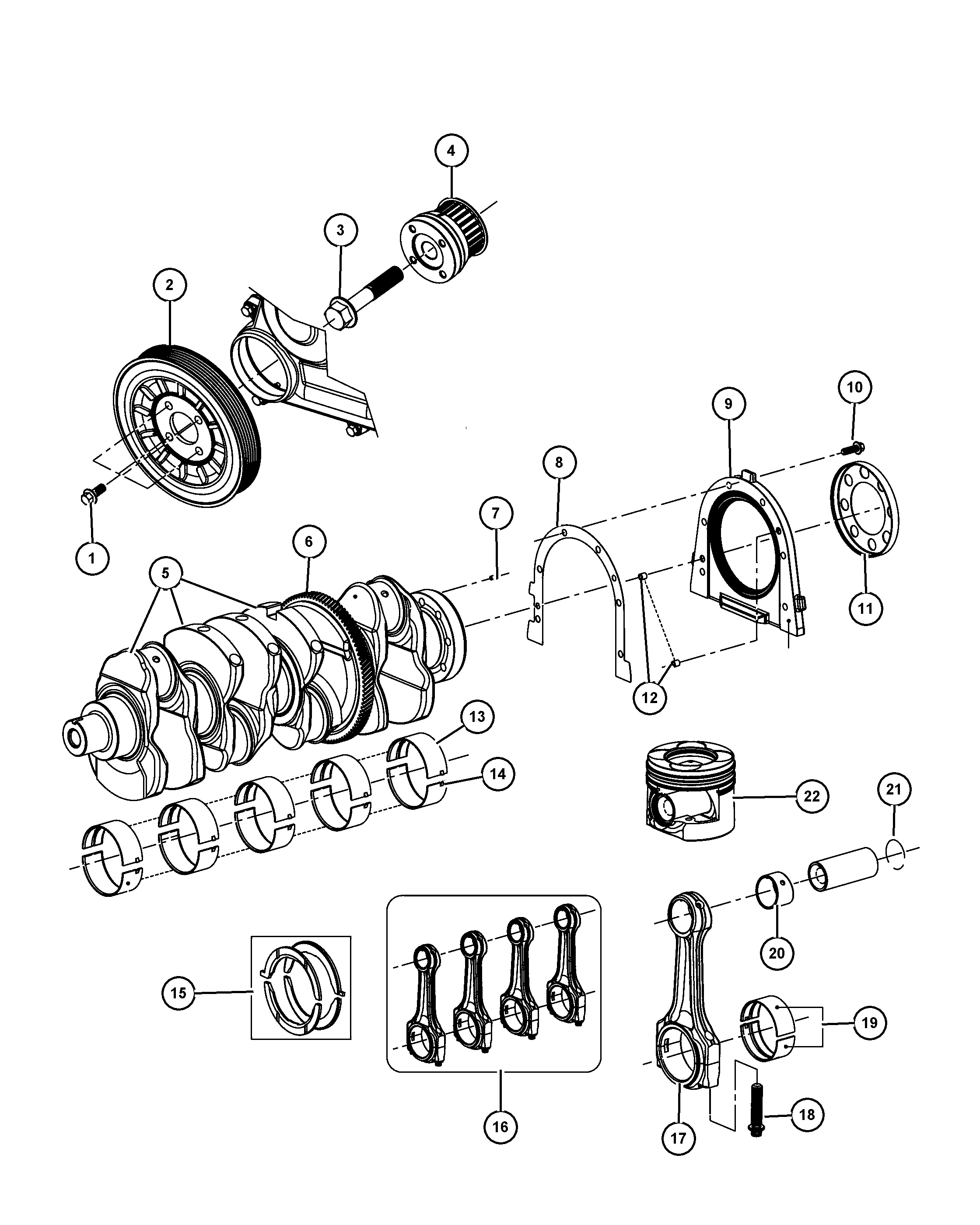 FCA 68020 529AA - Biela allinparts.ro