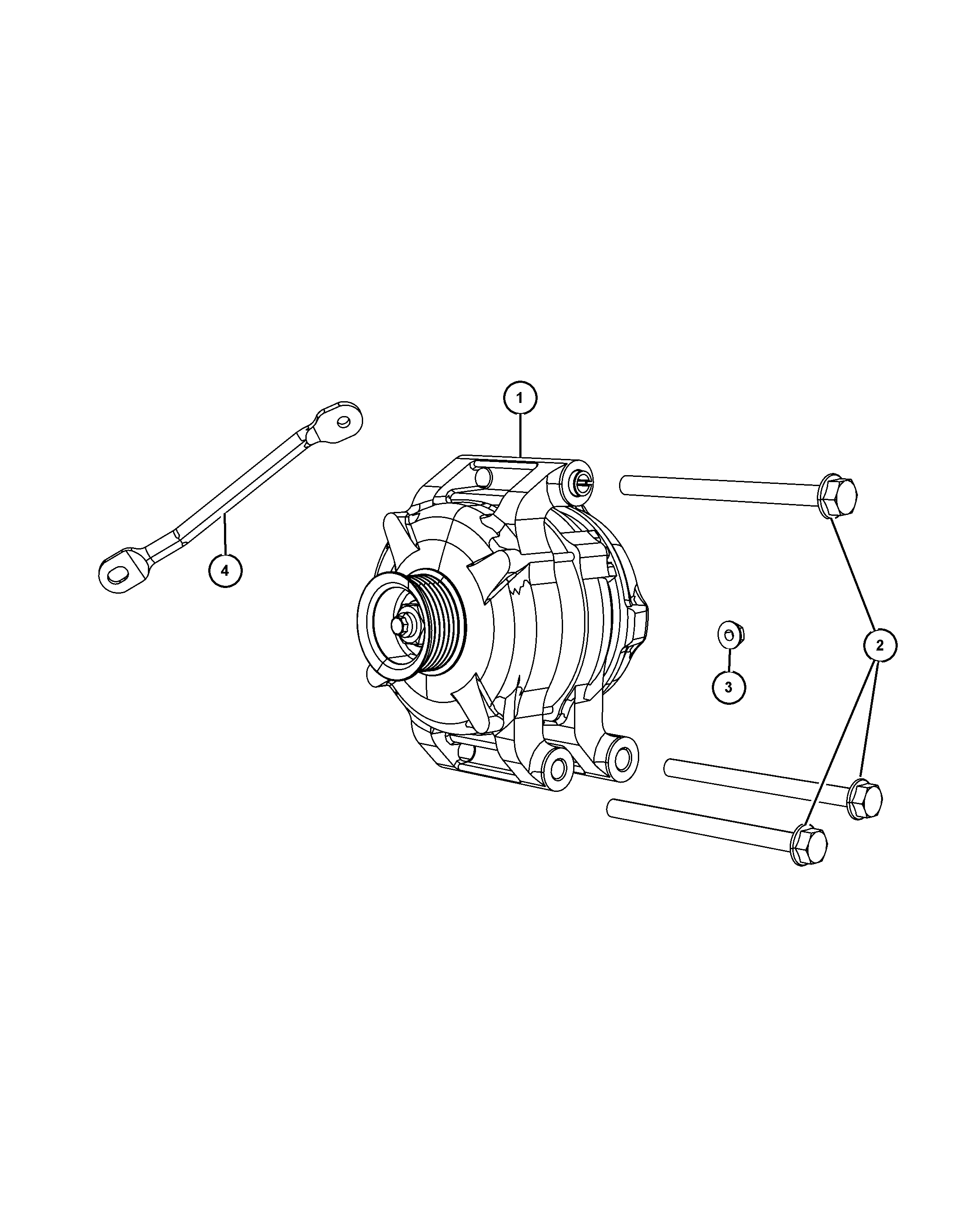 FCA 4801 834AB - Generator / Alternator allinparts.ro