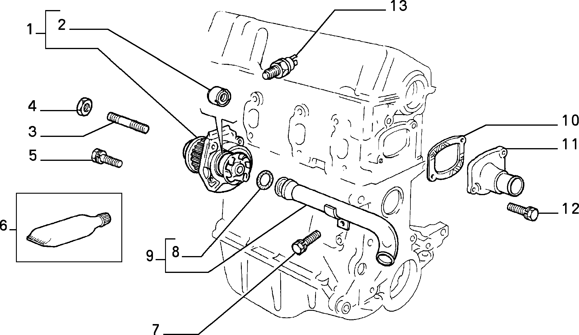 Zastava 71713727 - Pompa apa allinparts.ro