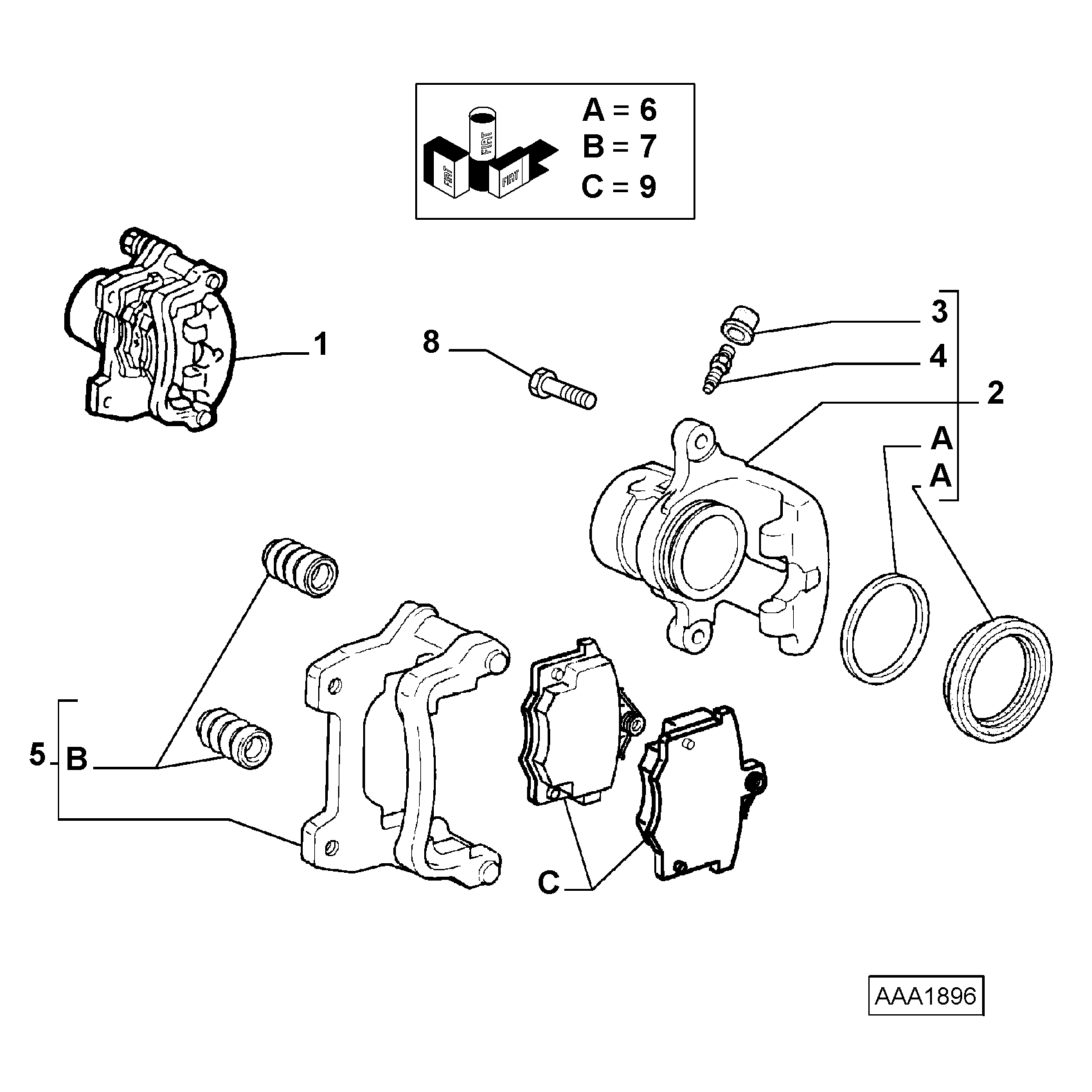 GM 9947018 - Etrier frana allinparts.ro