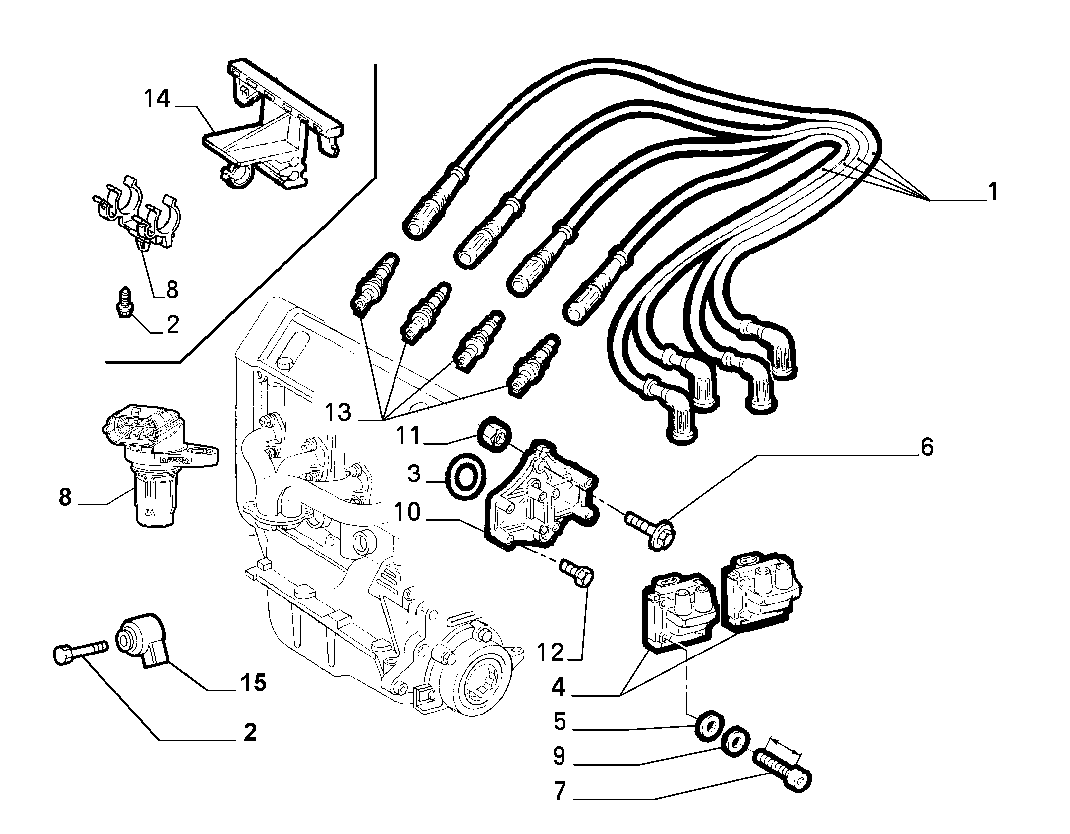 FERRARI 767 2018 - Bobina de inductie allinparts.ro