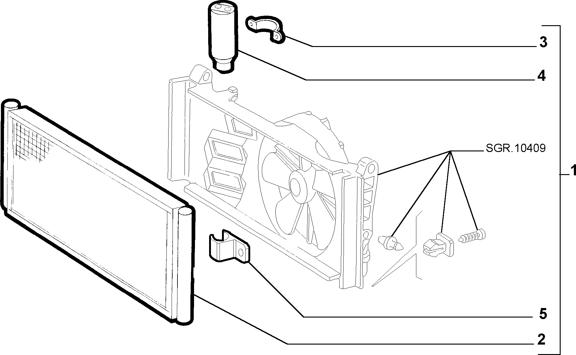 FCA 46722558 - Uscator,aer conditionat allinparts.ro