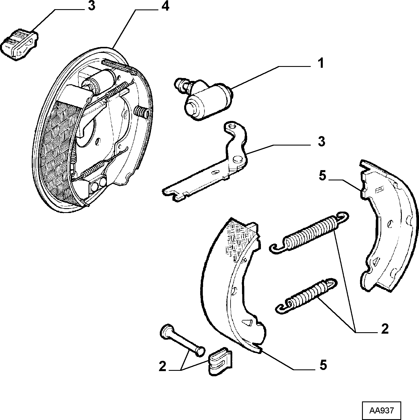 VAG 9948232 - Cilindru receptor frana allinparts.ro