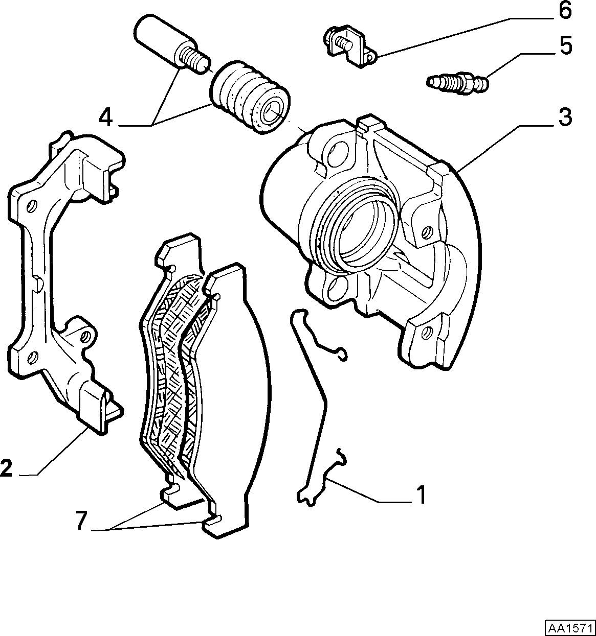 FCA 77364917 - Etrier frana allinparts.ro