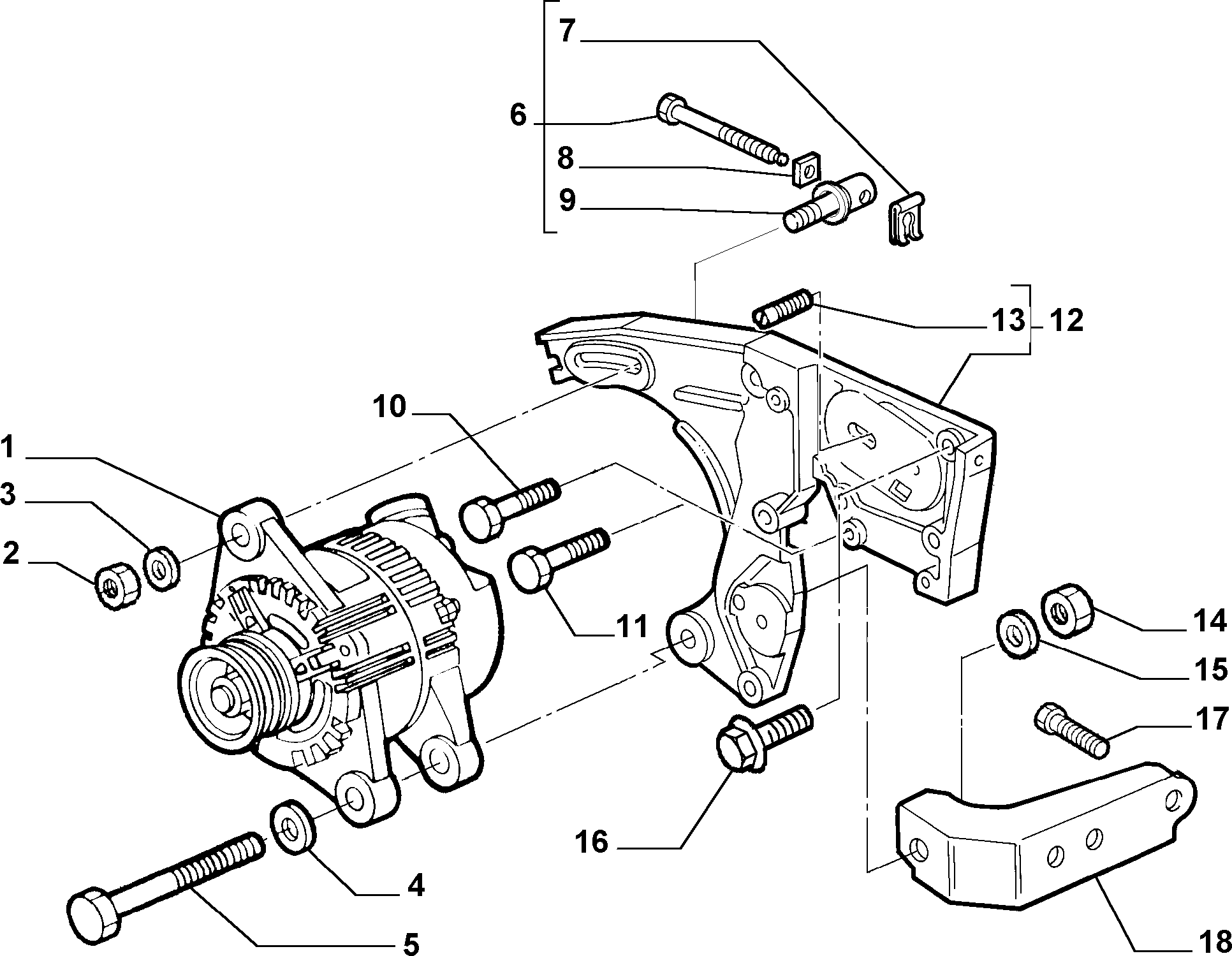 FCA 46430527 - Generator / Alternator allinparts.ro