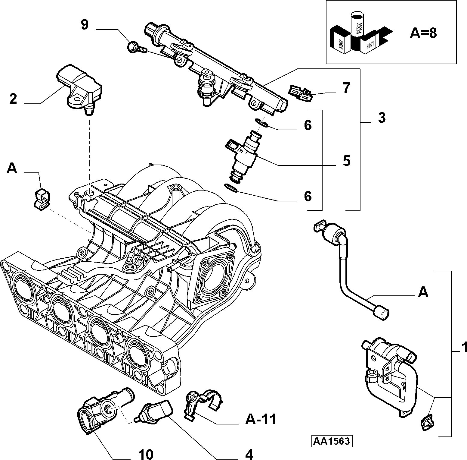 FCA 77363684 - Senzor,temperatura lichid de racire allinparts.ro