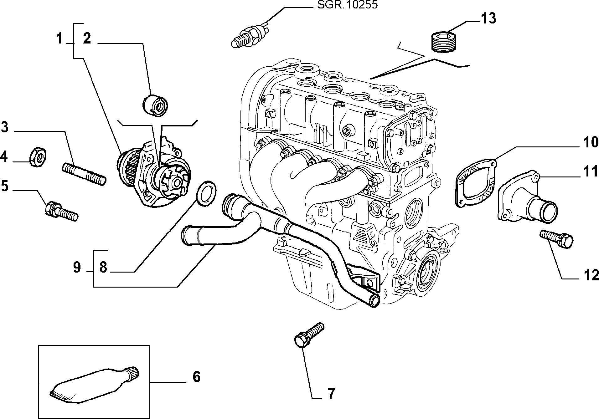 FCA 46520401 - Pompa apa allinparts.ro