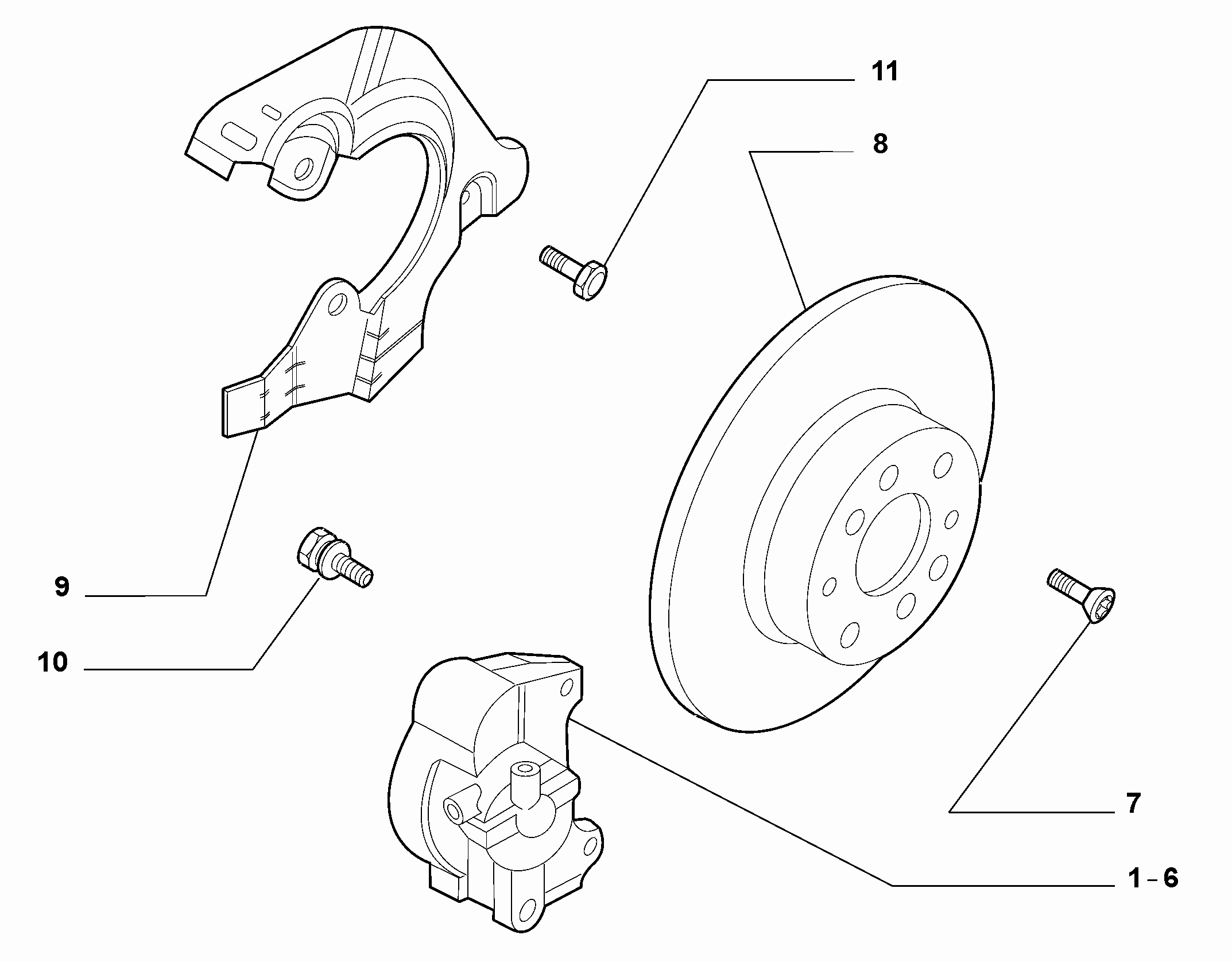 FCA 55704023 - Etrier frana allinparts.ro