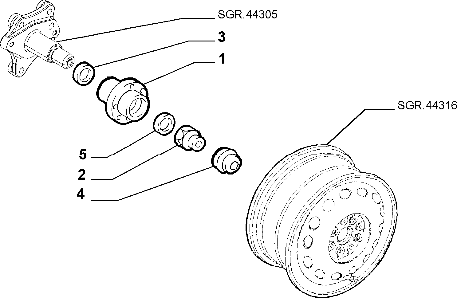 FCA 71747713 - Set rulment roata allinparts.ro