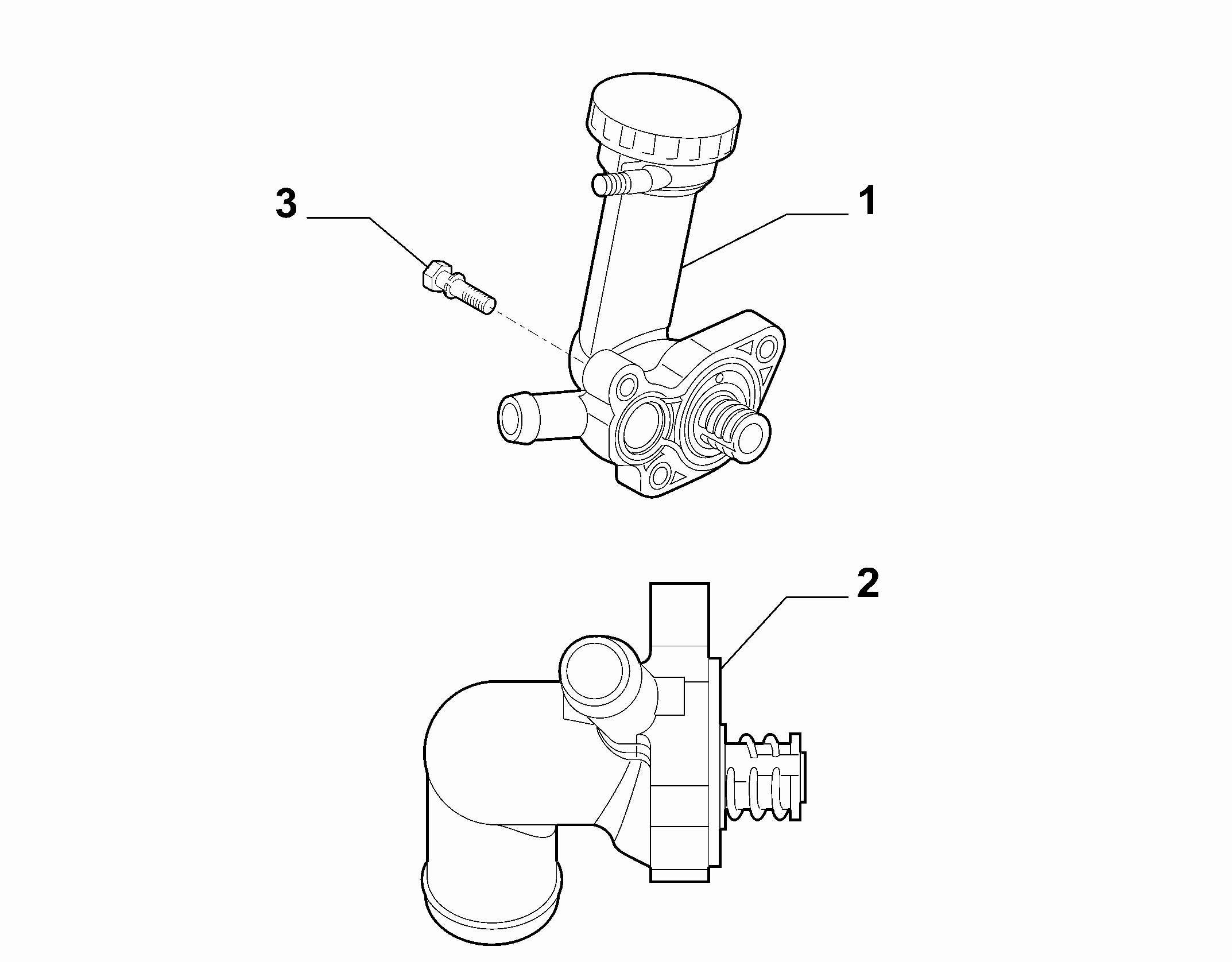 FCA 55229837 - Flansa lichid racire allinparts.ro