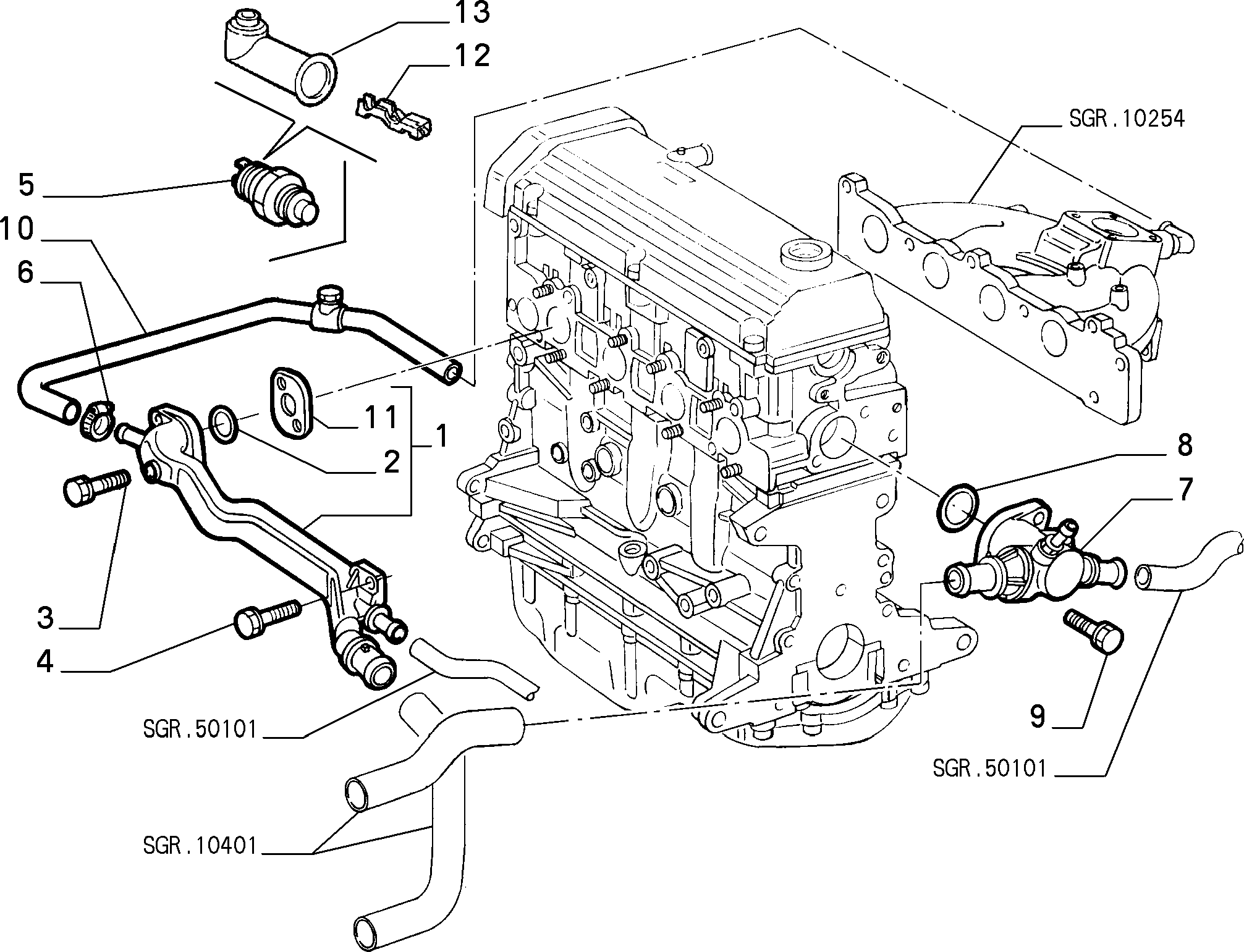 FERRARI 7588802 - Senzor,temperatura lichid de racire allinparts.ro