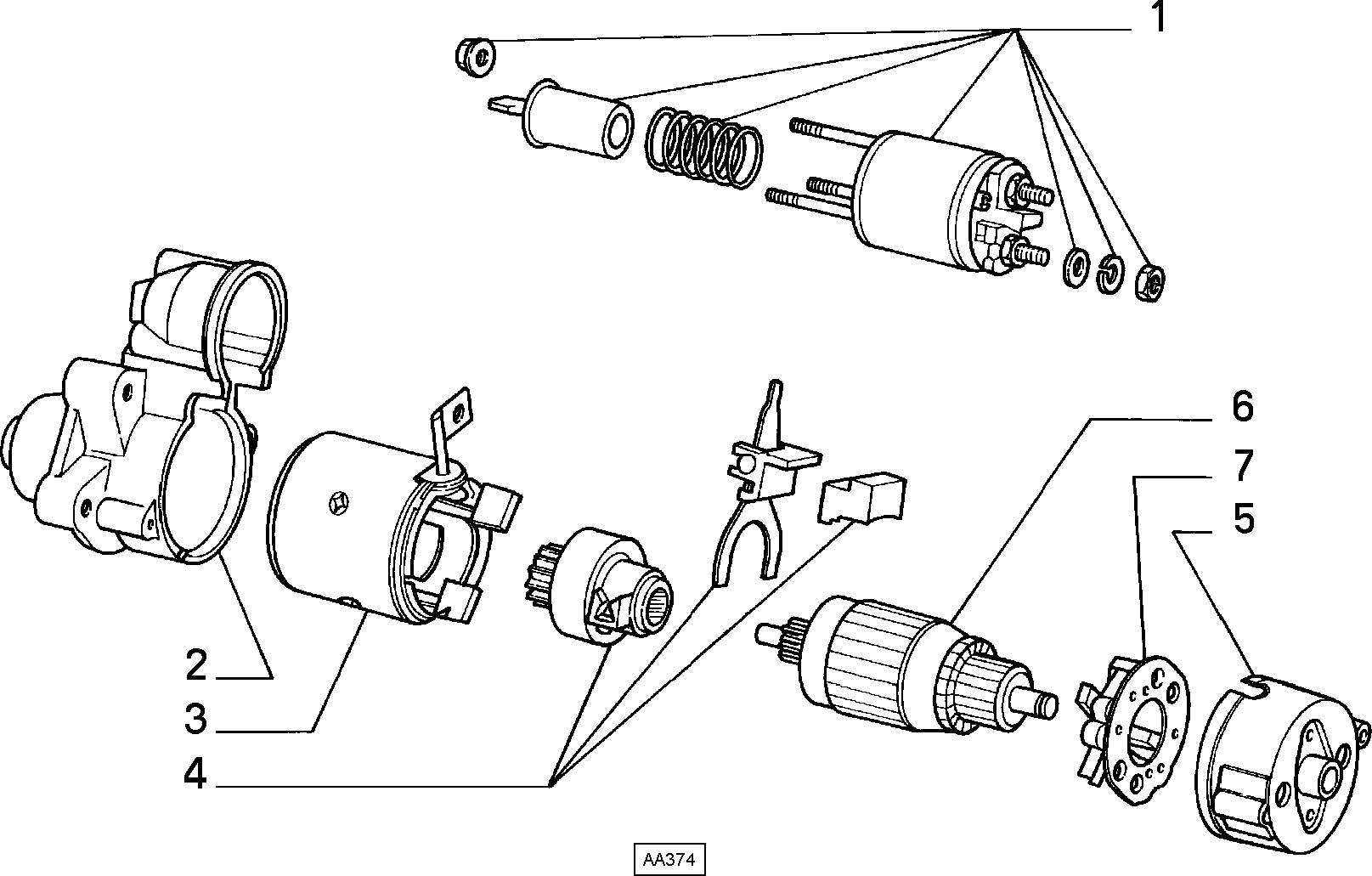 FCA 9948651 - Solenoid, electromotor allinparts.ro