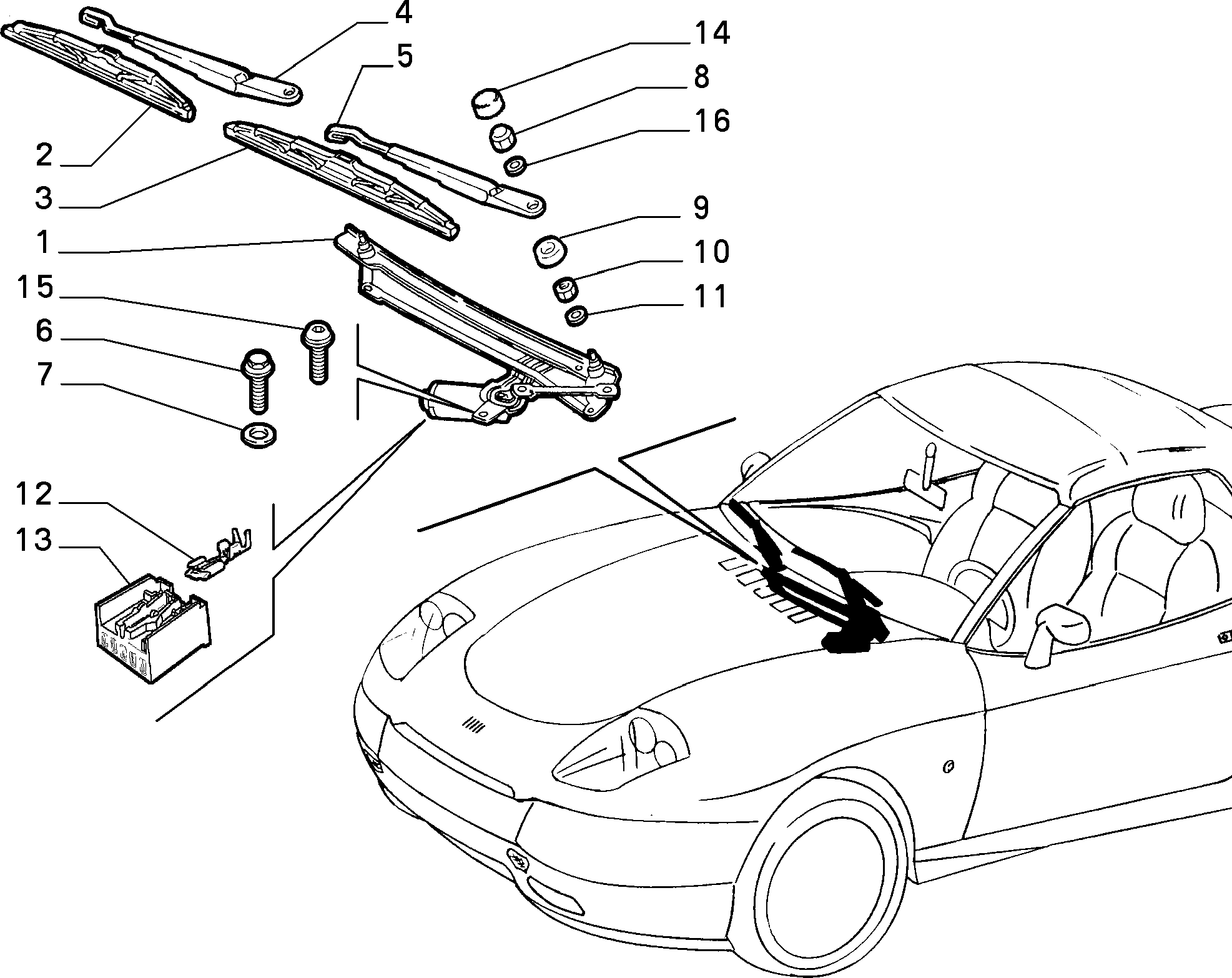 FCA 5911194 - Lamela stergator allinparts.ro