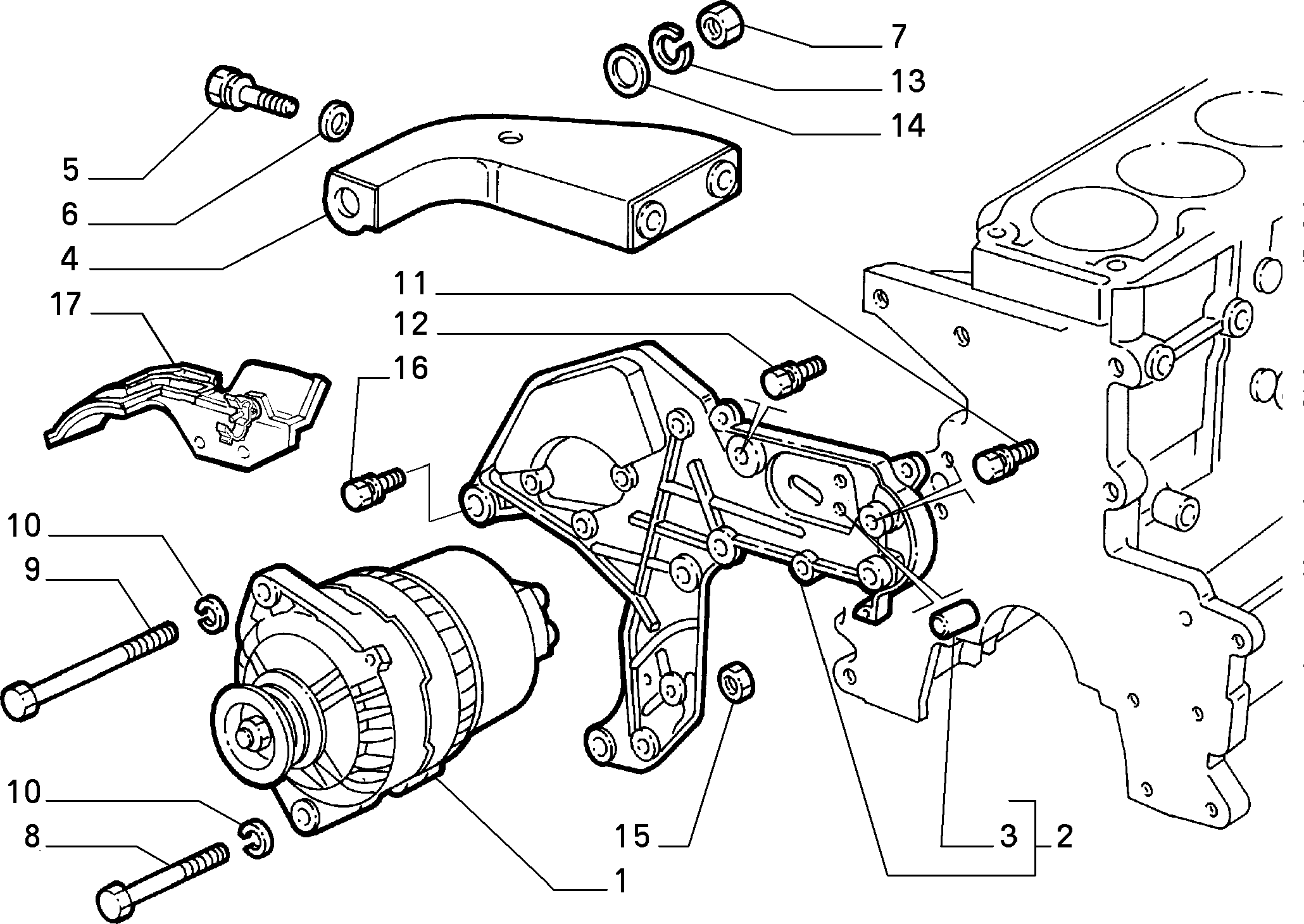 FCA 46774420 - Generator / Alternator allinparts.ro