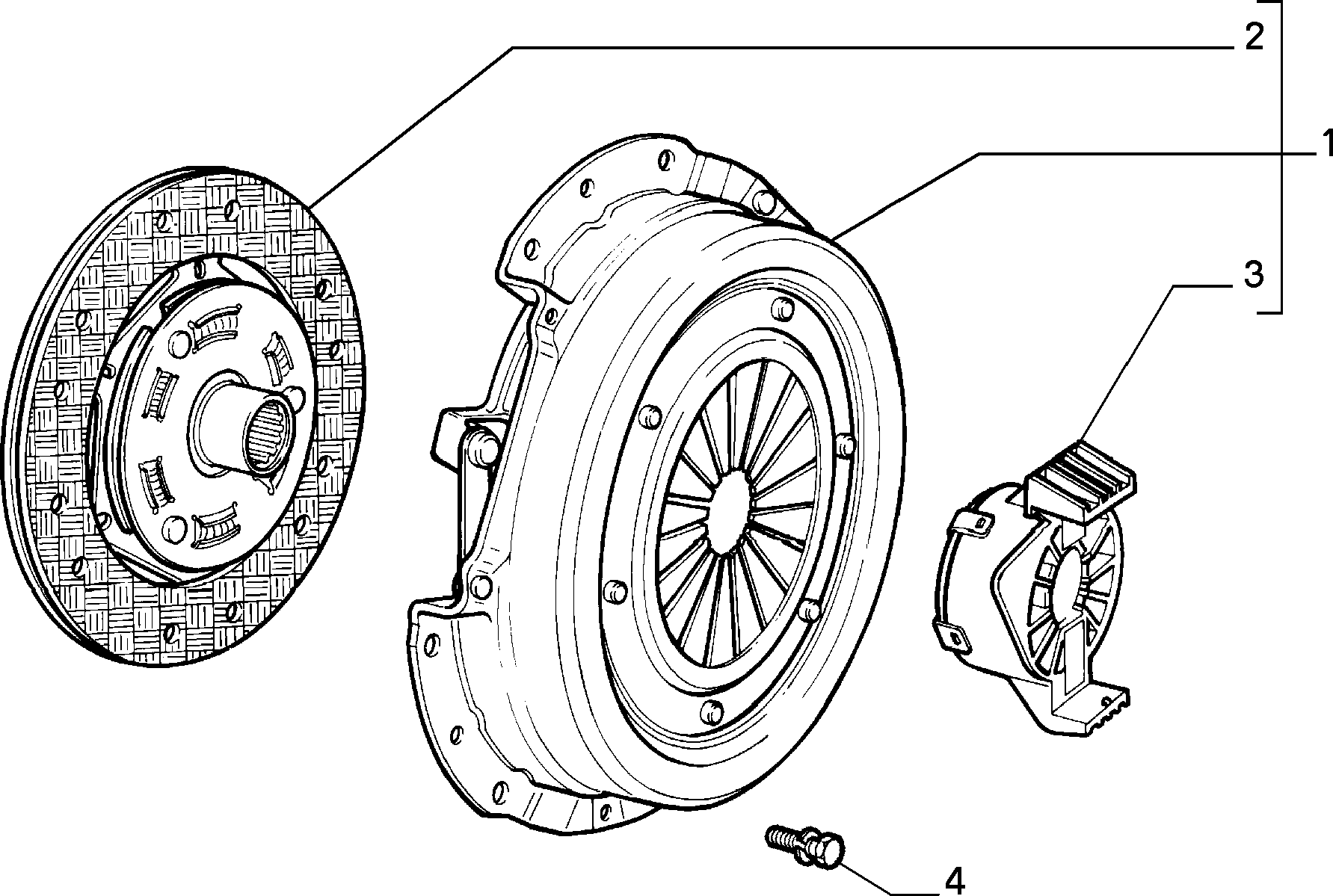 FCA 71729523 - Set ambreiaj allinparts.ro