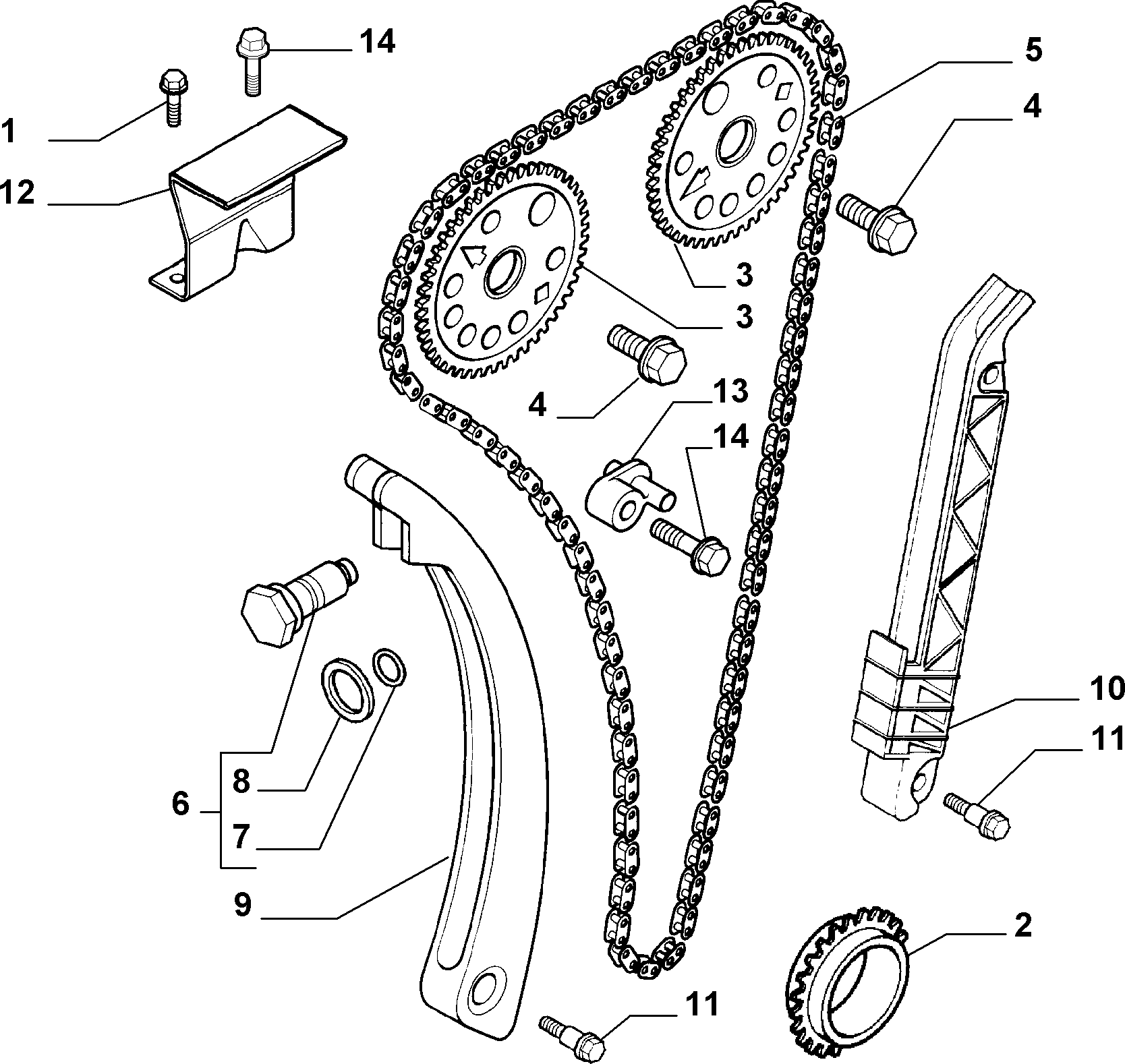 FCA 71739250 - Surub allinparts.ro