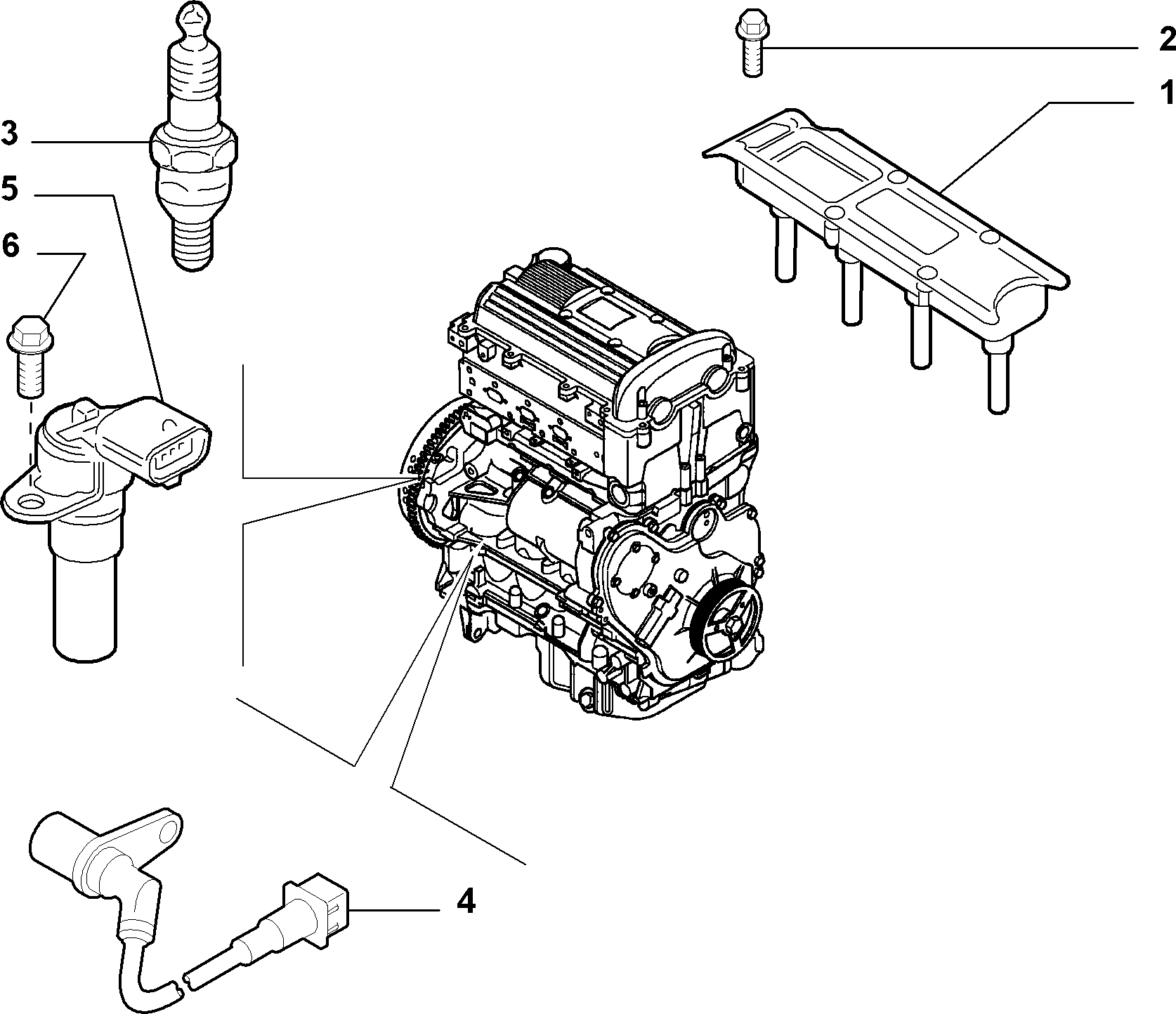 IVECO 71739285 - Bobina de inductie allinparts.ro