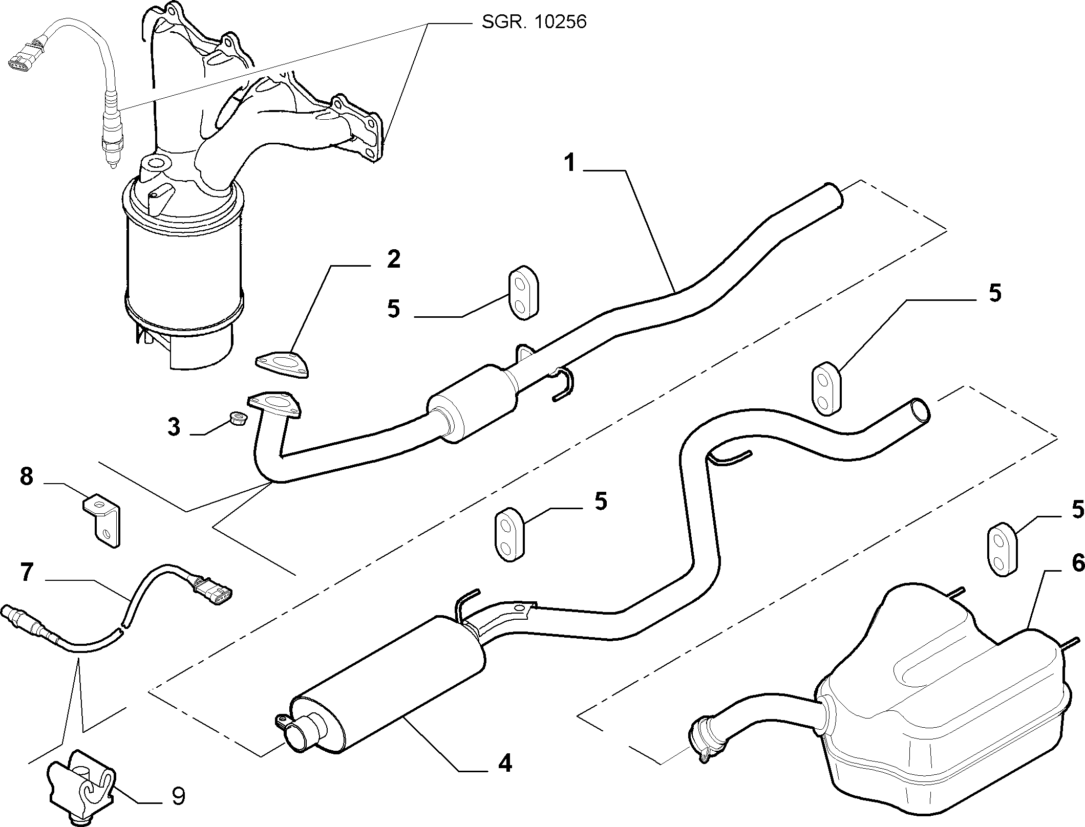 GM 55 556 818 - Sonda Lambda allinparts.ro