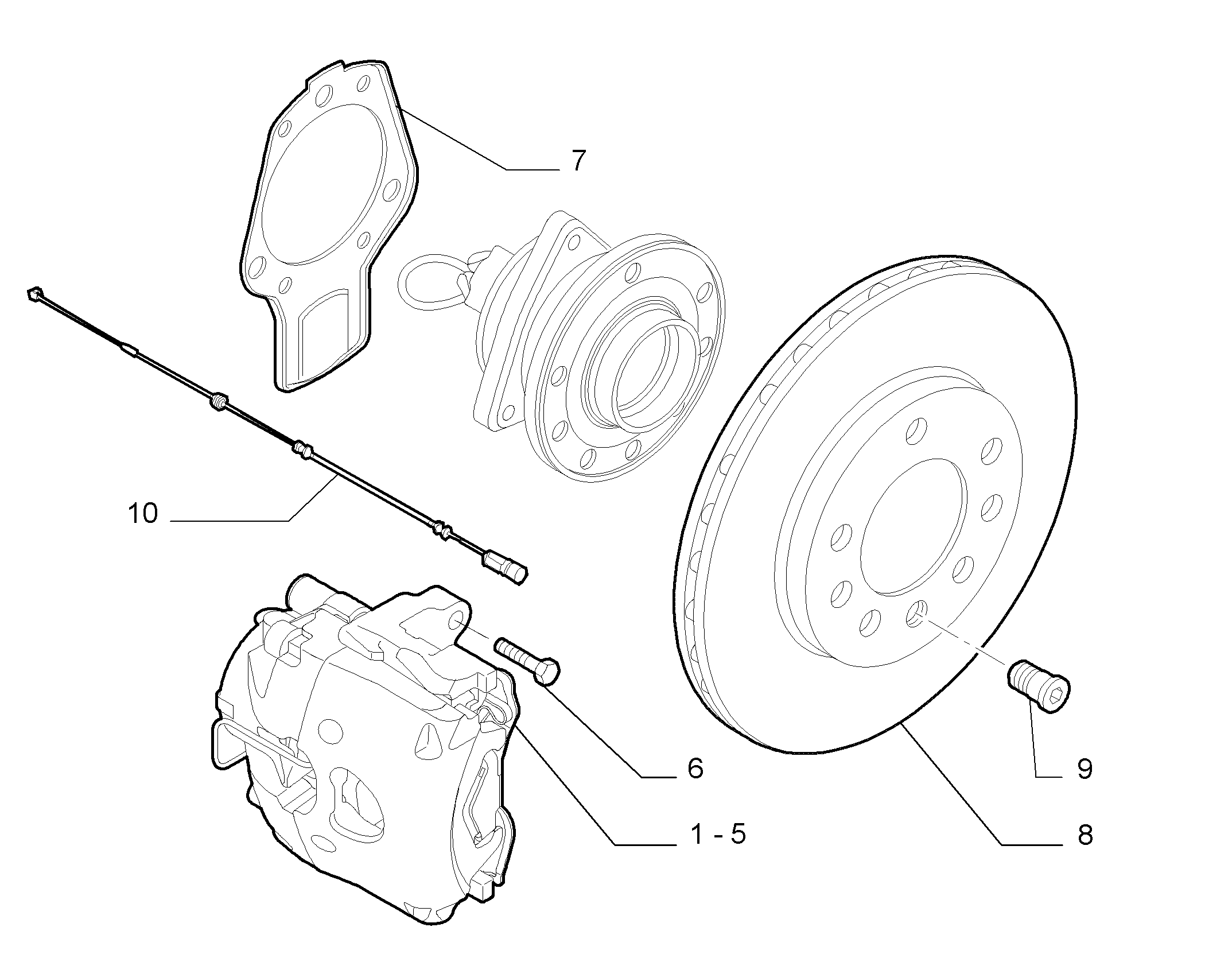 FCA 46849187 - Surub, disc frana allinparts.ro