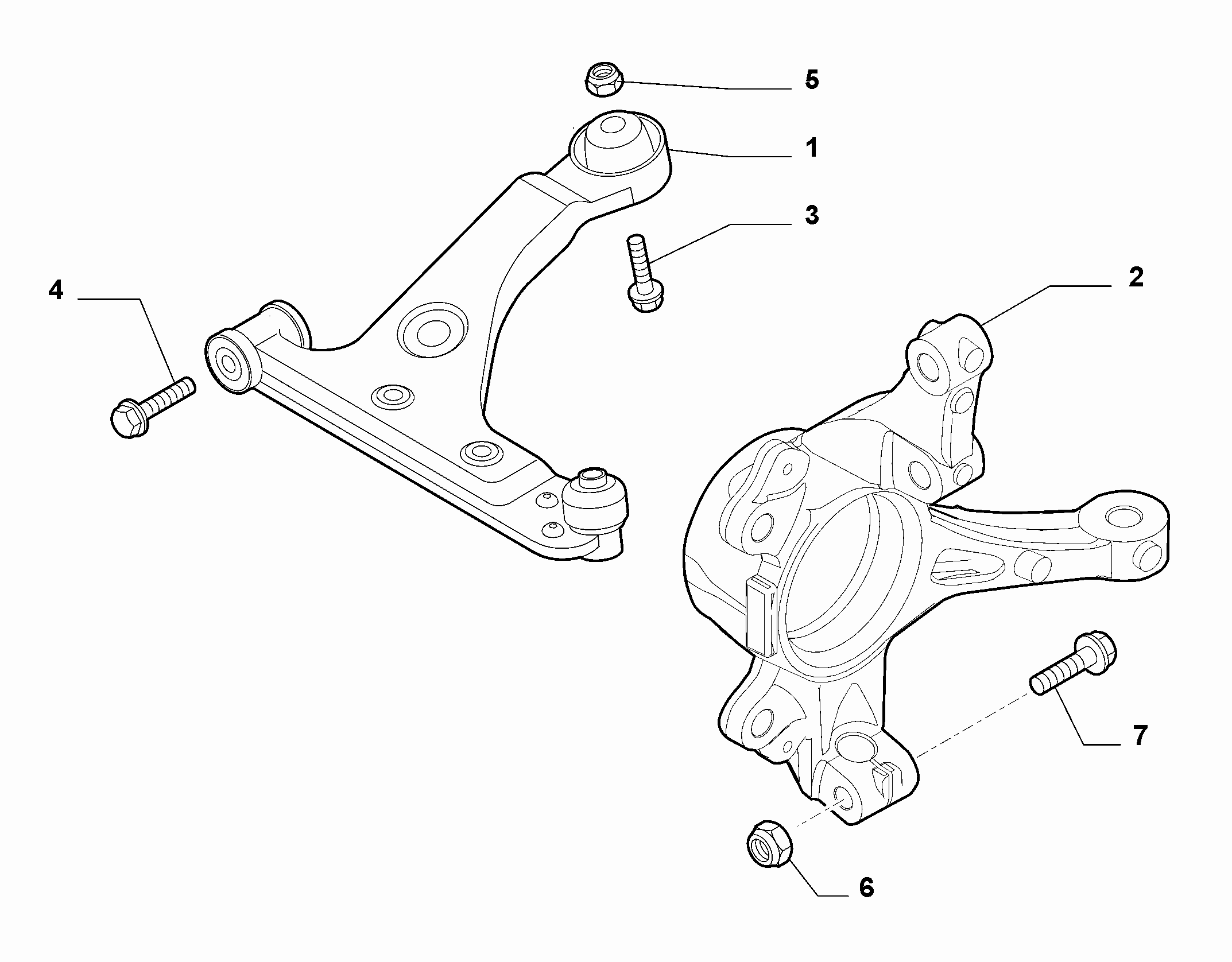 FCA 51895366 - Brat, suspensie roata allinparts.ro