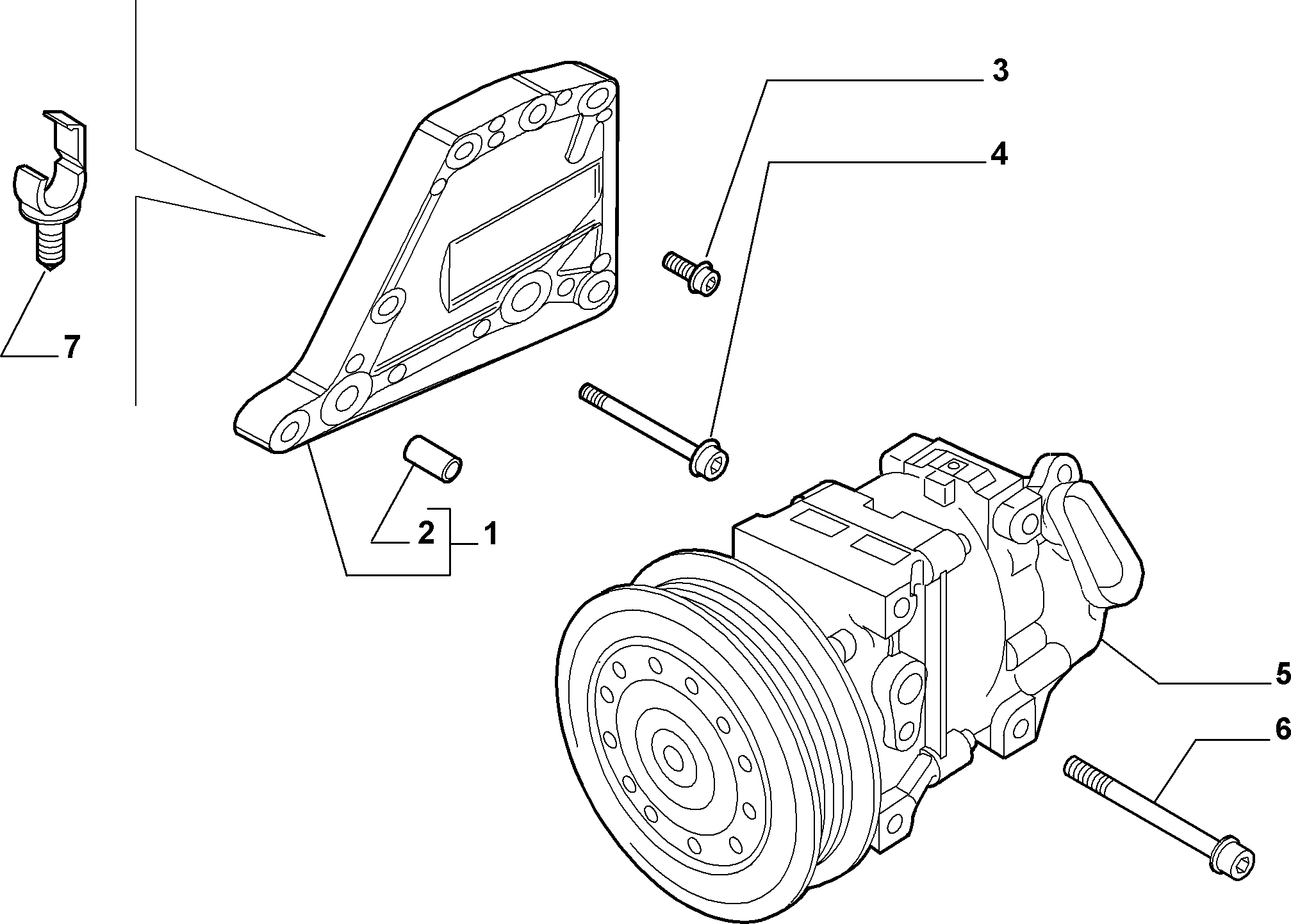 FORD 71724084 - Compresor, climatizare allinparts.ro